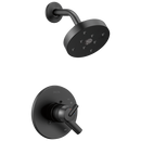 Delta Faucet Matte Black Single Handle Single Function Shower Faucet (Trim Only) 
