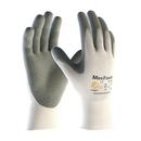 XL Size Foam Nitrile Coated Nylon Glove in Grey with White