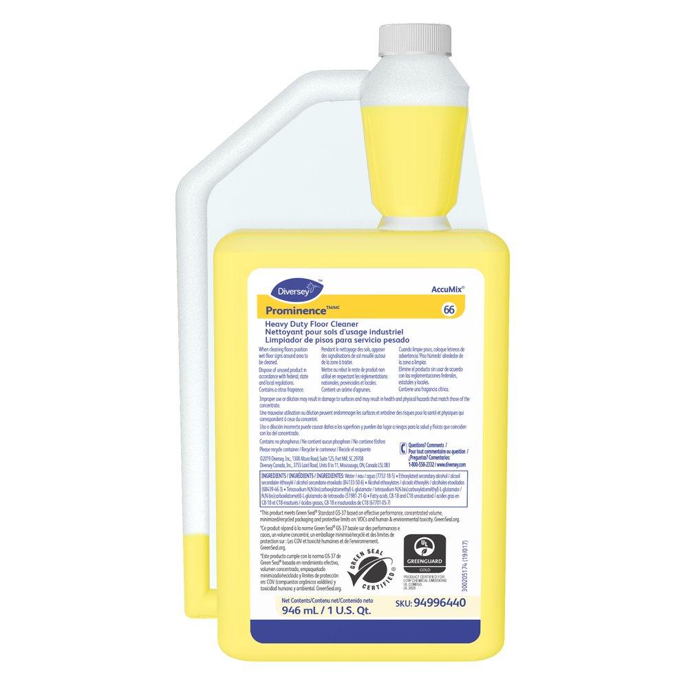 Diversey Yellow 32 oz Heavy Duty Floor Cleaner 