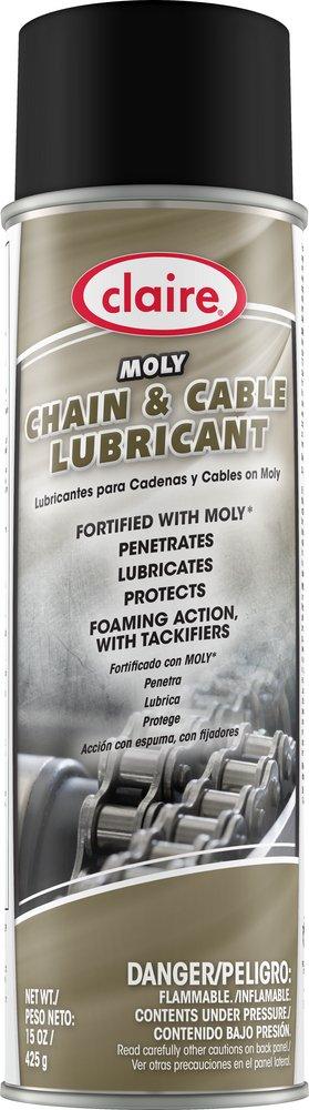 Claire Black 20 oz. Chain & Cable Lubricant Can 