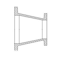 12 x 10 in. Flanged Ductile Iron Concentric Reducer