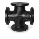 10 x 10 x 8 x 8 in. Flanged 125# Reducing Ductile Iron Cross with Protecto P-401 Lined