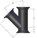 10 x 10 x 4 in. Mechanical Joint Reducing Ductile Iron C153 Short Body Wye with Protecto P-401 Lined