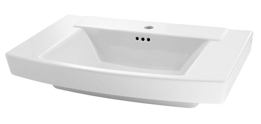 American Standard White Pedestal Vessel 