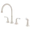 American Standard PVD Polished Nickel Two Handle Kitchen Faucet 