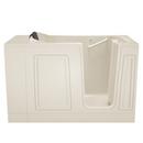 American Standard White 50-1/2 x 30 in. 39-Jet Acrylic Rectangle Built-In and 3-Wall Alcove Bathtub with Right Drain 