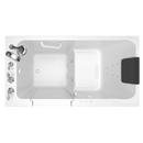 American Standard White 59-3/4 x 32 in. 39-Jet Acrylic Rectangle Built-In and 3-Wall Alcove Bathtub with Left Drain 