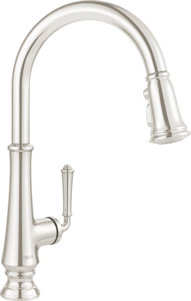 American Standard PVD Polished Nickel Single Handle Pull Down Kitchen Faucet 