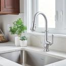 American Standard PVD Polished Nickel Single Handle Pull Down Kitchen Faucet 