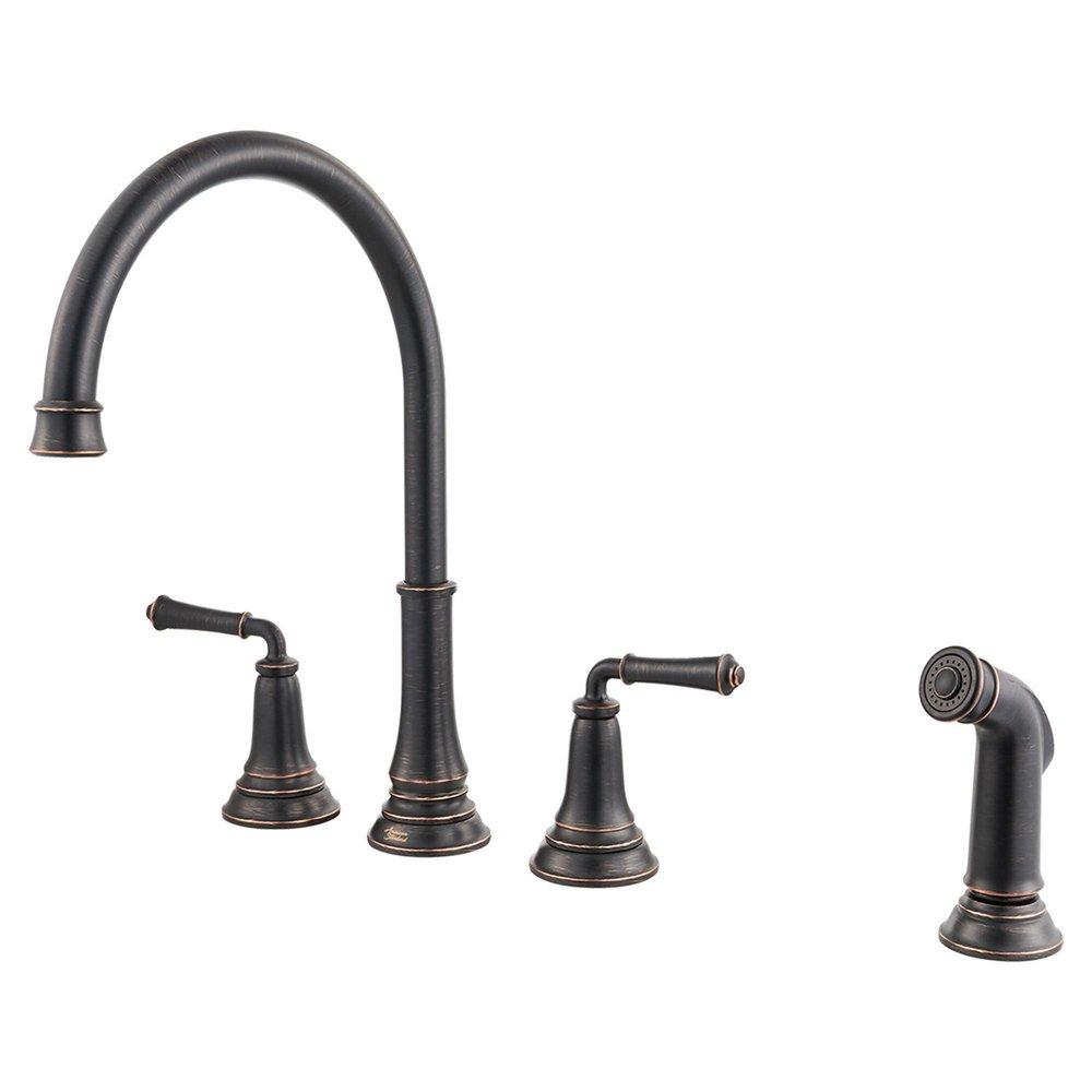 American Standard Legacy Bronze Two Handle Kitchen Faucet 