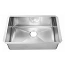 35 x 18 in. No Hole Stainless Steel Single Bowl Undermount Kitchen Sink