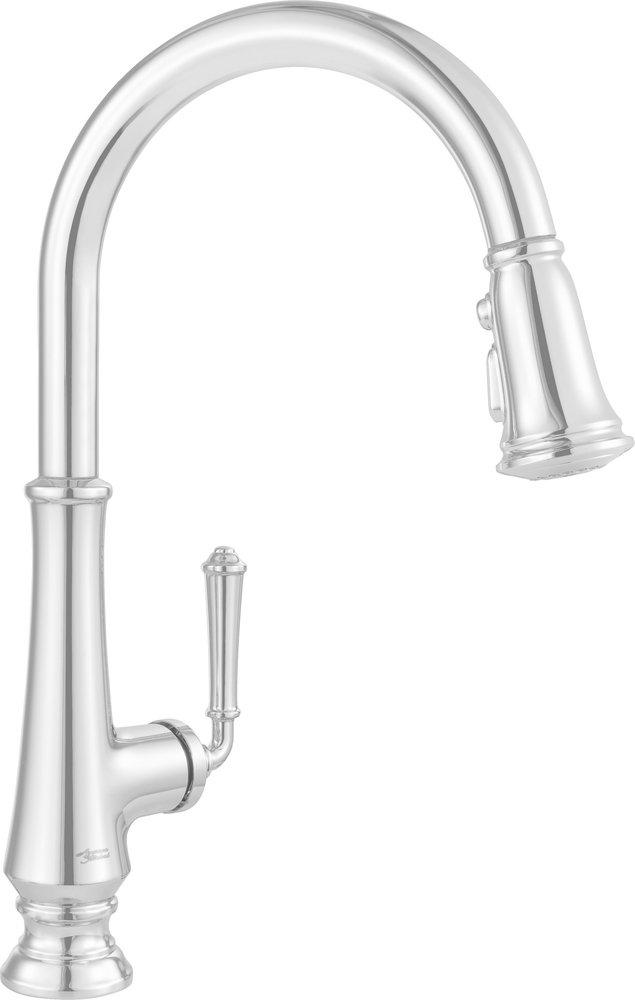 American Standard Polished Chrome Single Handle Pull Down Kitchen Faucet 