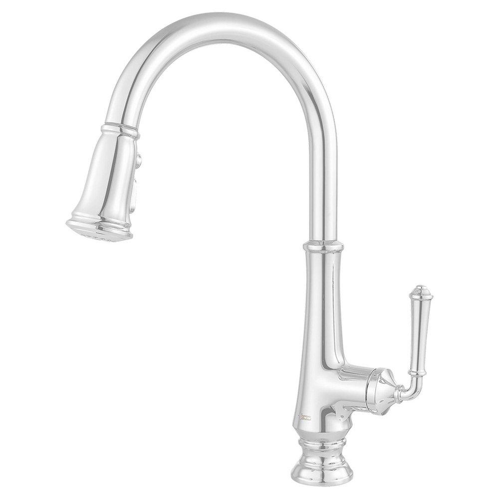 American Standard Polished Chrome Single Handle Pull Down Kitchen Faucet 