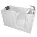 American Standard White 59-3/4 x 32 in. 13-Jet Acrylic Rectangle Built-In and 3-Wall Alcove Bathtub with Right Drain 