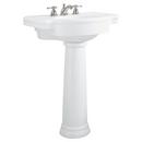 27 x 19-3/4 in. Rectangular Pedestal Sink and Base in Linen