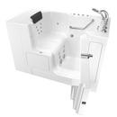 American Standard White 52 x 32 in. 38-Jet Gelcoat Rectangle Built-In Bathtub with Right Drain 