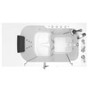American Standard White 52 x 32 in. 38-Jet Gelcoat Rectangle Built-In Bathtub with Right Drain 