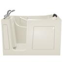 American Standard White 59-1/2 x 29-3/4 in. 39-Jet Gelcoat and Fiberglass Rectangle Built-In 3-Wall Alcove Bathtub with Left Drain 