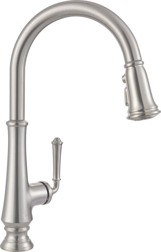 American Standard Stainless Steel - PVD Single Handle Pull Down Kitchen Faucet 