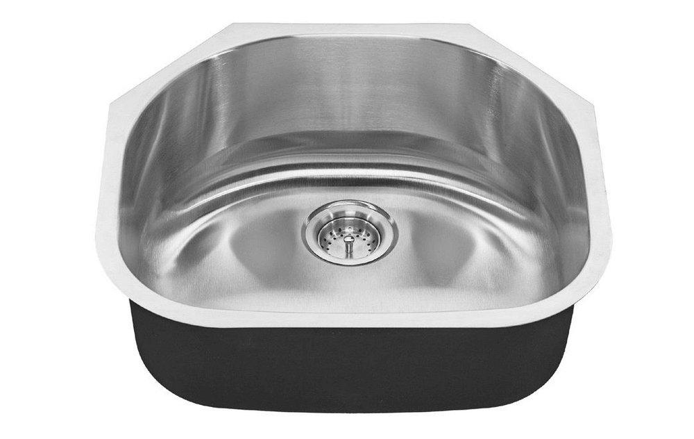 American Standard Stainless Steel 23-3/16 x 20-15/16 in. No Hole Single Bowl Undermount Kitchen Sink 