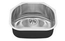 23-3/16 x 20-15/16 in. No Hole Stainless Steel Single Bowl Undermount Kitchen Sink
