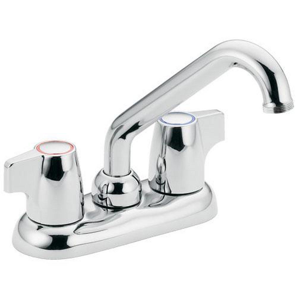 Moen Chrome Plated Two Wristblade Handle Laundry Faucet 