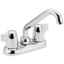 Two Wristblade Handle Laundry Faucet in Chrome Plated
