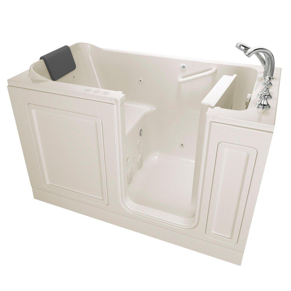 American Standard Linen 60 x 32 x 37-1/2 in Combo Alcove Bathtub 