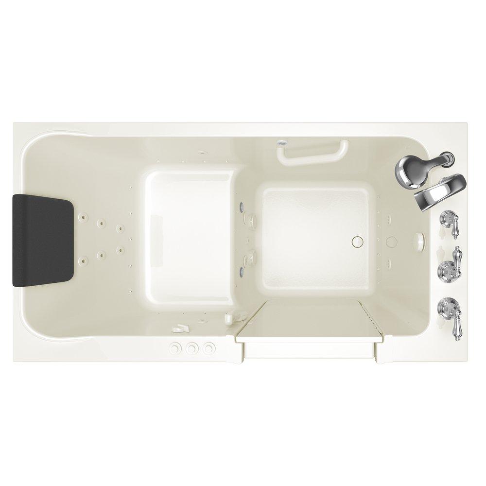 American Standard Linen 60 x 32 x 37-1/2 in Combo Alcove Bathtub 