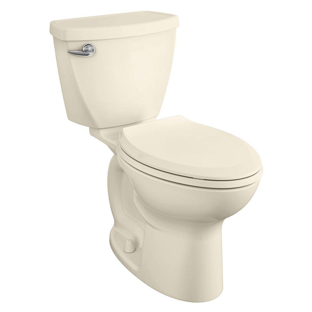 American Standard Bone 1.28 gpf Elongated Floor Mount Two Piece Toilet 