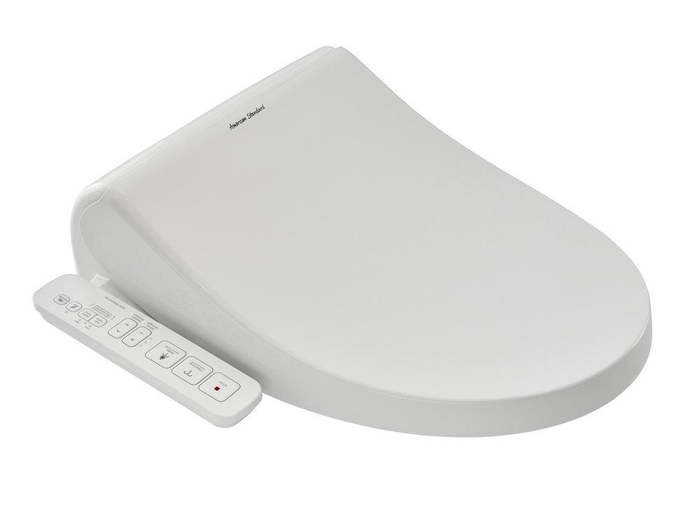American Standard White Elongated Closed Front Bidet Seat with Cover 