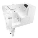 American Standard White 52 x 32 in. 38-Jet Gelcoat Rectangle Built-In Bathtub with Left Drain 