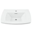 25 x 19-1/2 in. Rectangular Pedestal Bathroom Sink in White