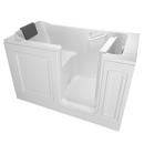 American Standard White 59-3/4 x 32 in. Acrylic Rectangle Walk-In and Built-In Bathtub with Right Drain 