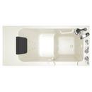 American Standard White 48 x 28 in. 13-Jet Acrylic, Fiberglass and Gelcoat Rectangle Built-In 3-Wall Alcove Bathtub with Right Drain 