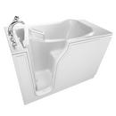 American Standard White 52 x 32 in. 6-Jet Gelcoat Rectangle Built-In Bathtub with Left Drain 