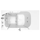 American Standard White 52 x 32 in. 6-Jet Gelcoat Rectangle Built-In Bathtub with Left Drain 
