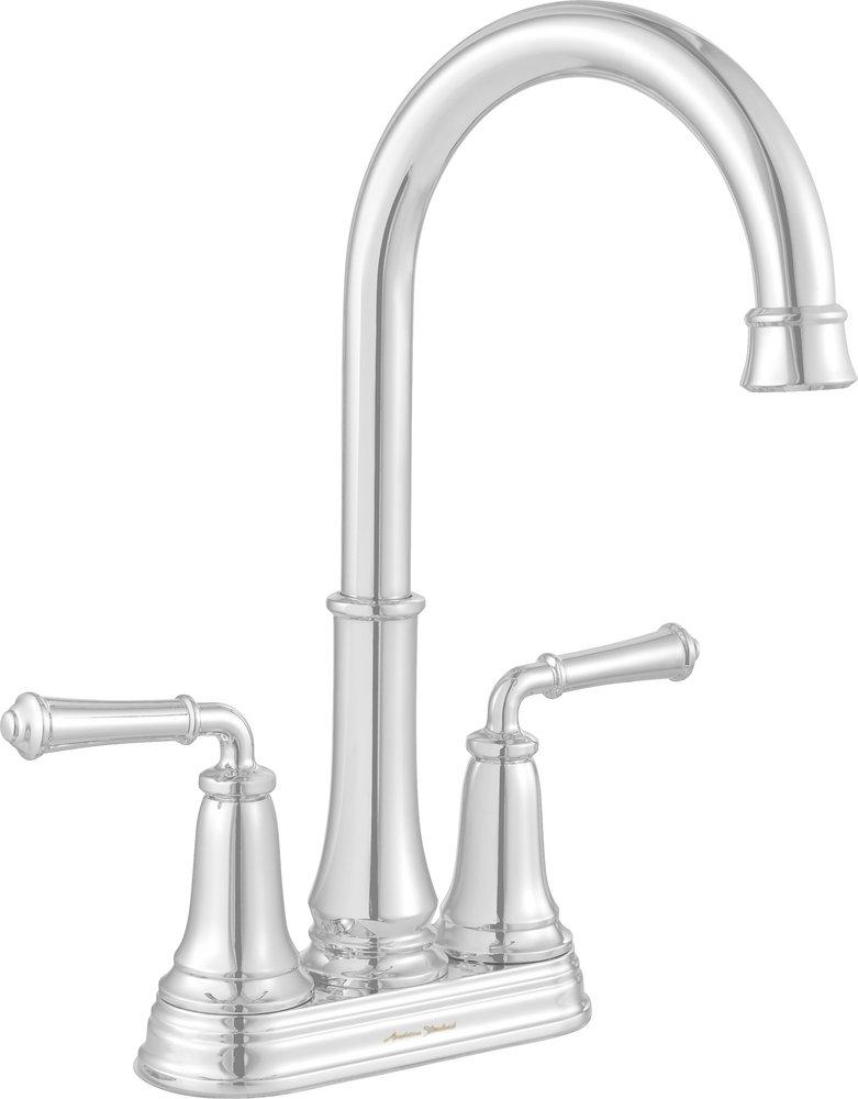 American Standard Polished Chrome 12-5/8 in. 2-Hole Centerset Bar Kitchen Sink Faucet with Double Lever Handle 
