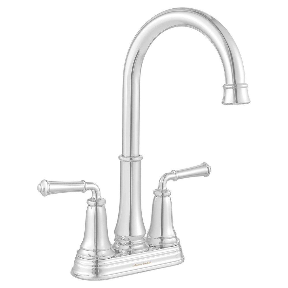 American Standard Polished Chrome 12-5/8 in. 2-Hole Centerset Bar Kitchen Sink Faucet with Double Lever Handle 