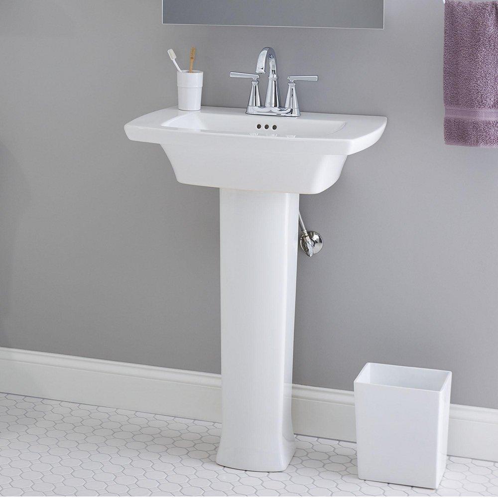 American Standard White Pedestal Sink Base 