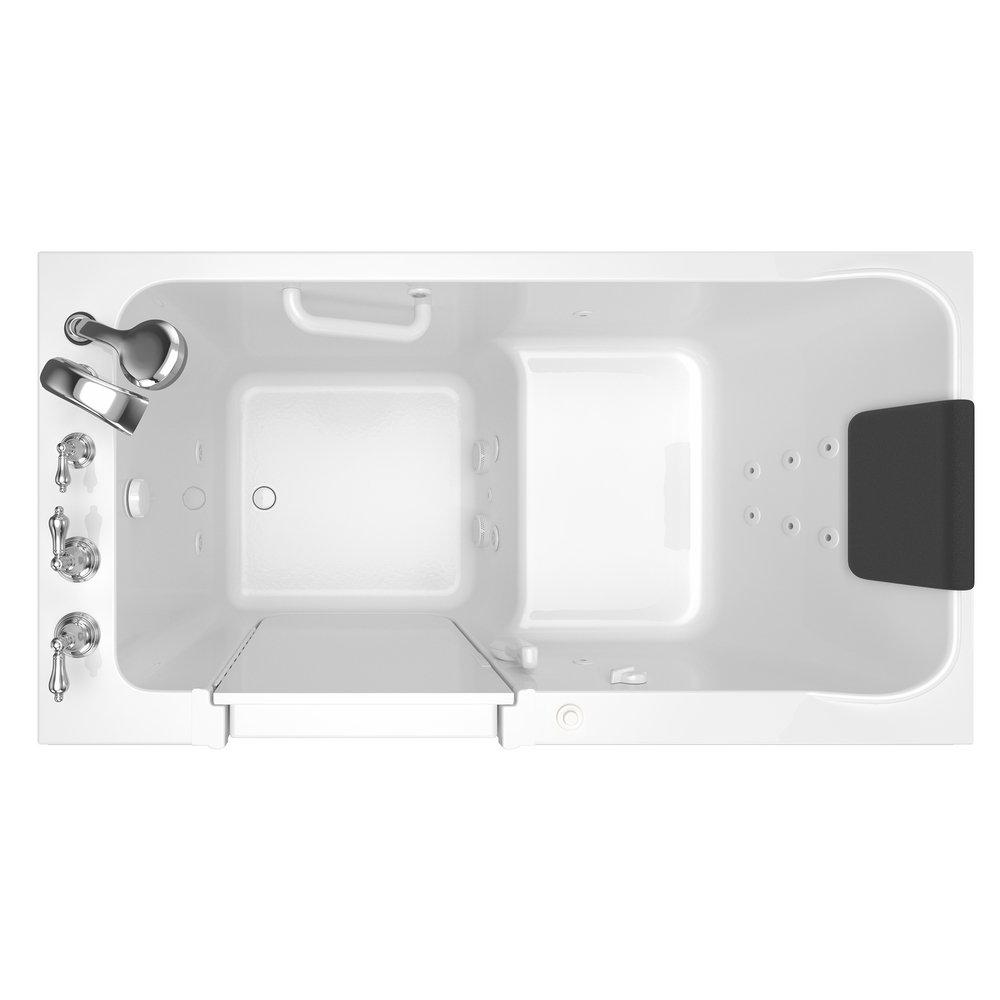 American Standard White 60 x 32 x 37-1/2 in Combo Alcove Bathtub 