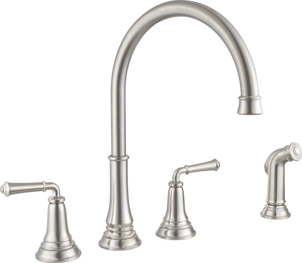 American Standard Stainless Steel - PVD Two Handle Kitchen Faucet 