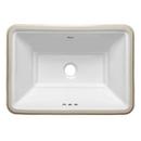 18 in. No-Hole Under-Counter Bathroom Sink in White
