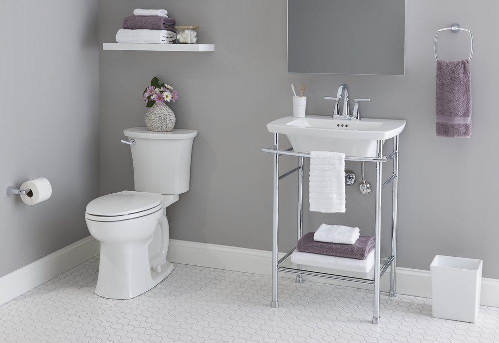 American Standard Polished Chrome Edgemere&reg; Bathroom Sinks Console Leg 