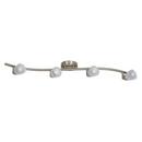 Luminance Bright Satin Nickel 4-Light 50W LED Track Light 