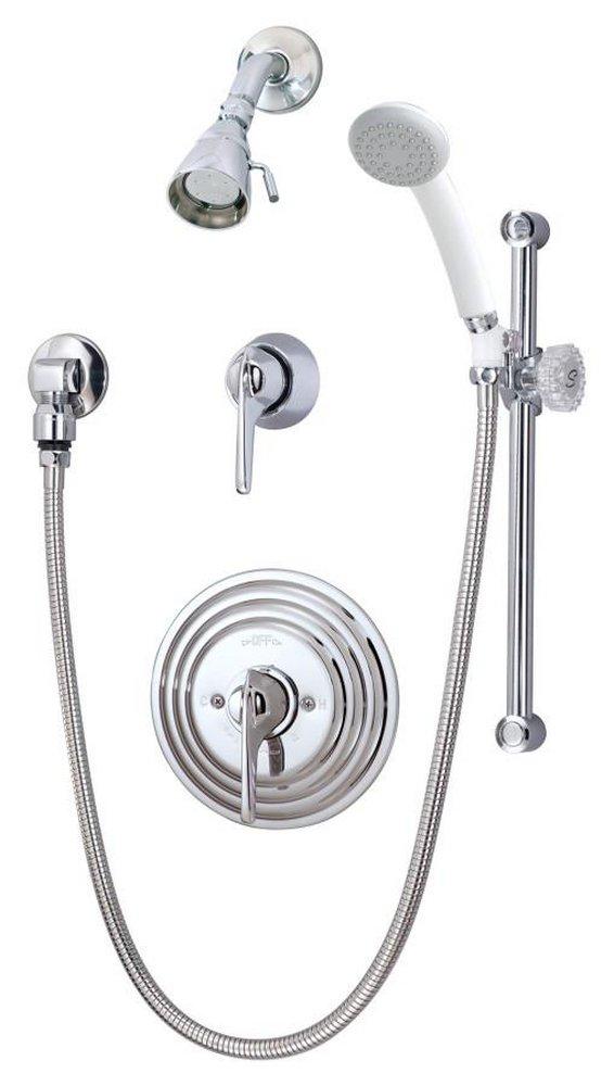 Symmons Industries Polished Chrome Two Handle Single Function Shower System 
