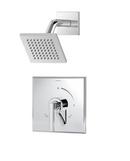 Two Handle Shower Faucet in Polished Chrome (Trim Only)