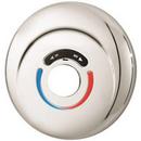 Metal and Rubber Escutcheon in Polished Chrome