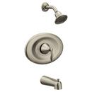 Moen Brushed Nickel Single Handle Single Function Bathtub & Shower Faucet (Trim Only) 