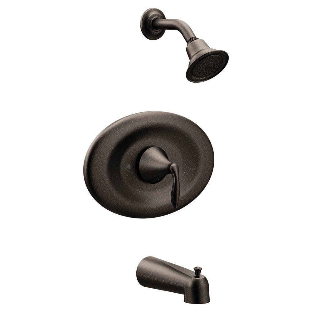 Moen Oil Rubbed Bronze Single Handle Single Function Bathtub & Shower Faucet (Trim Only) 